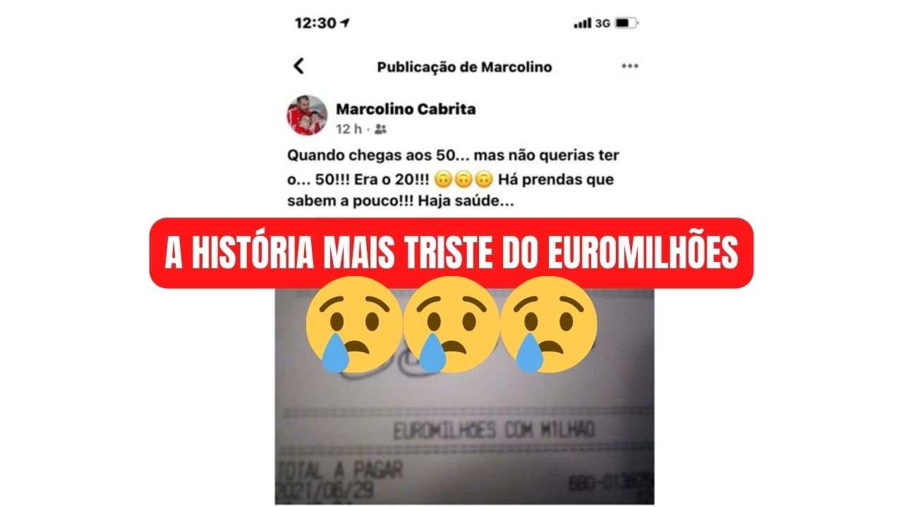 A história mais infeliz do Euromilhões aconteceu em Portugal