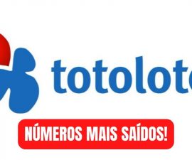 Os 10 números mais saídos no Totoloto