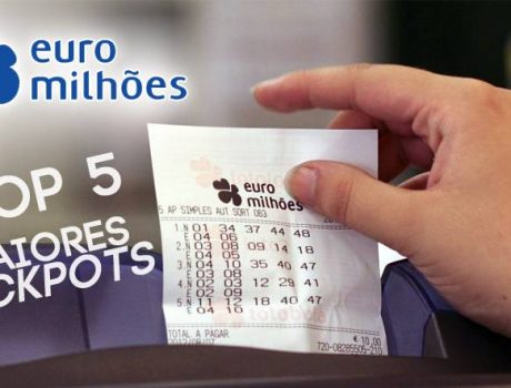 Os 5 maiores jackpots ganhos no Euromilhões