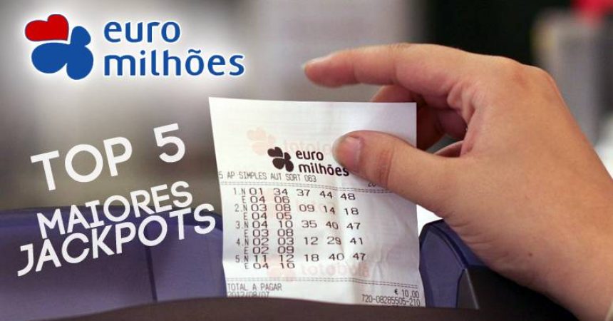 Os 5 maiores jackpots ganhos no Euromilhões