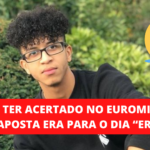 Pensou ter acertado no Euromilhões... mas a aposta era para o dia "errado"