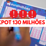 Euromilhões: Jackpot de 130 milhões de euros na próxima sexta-feira